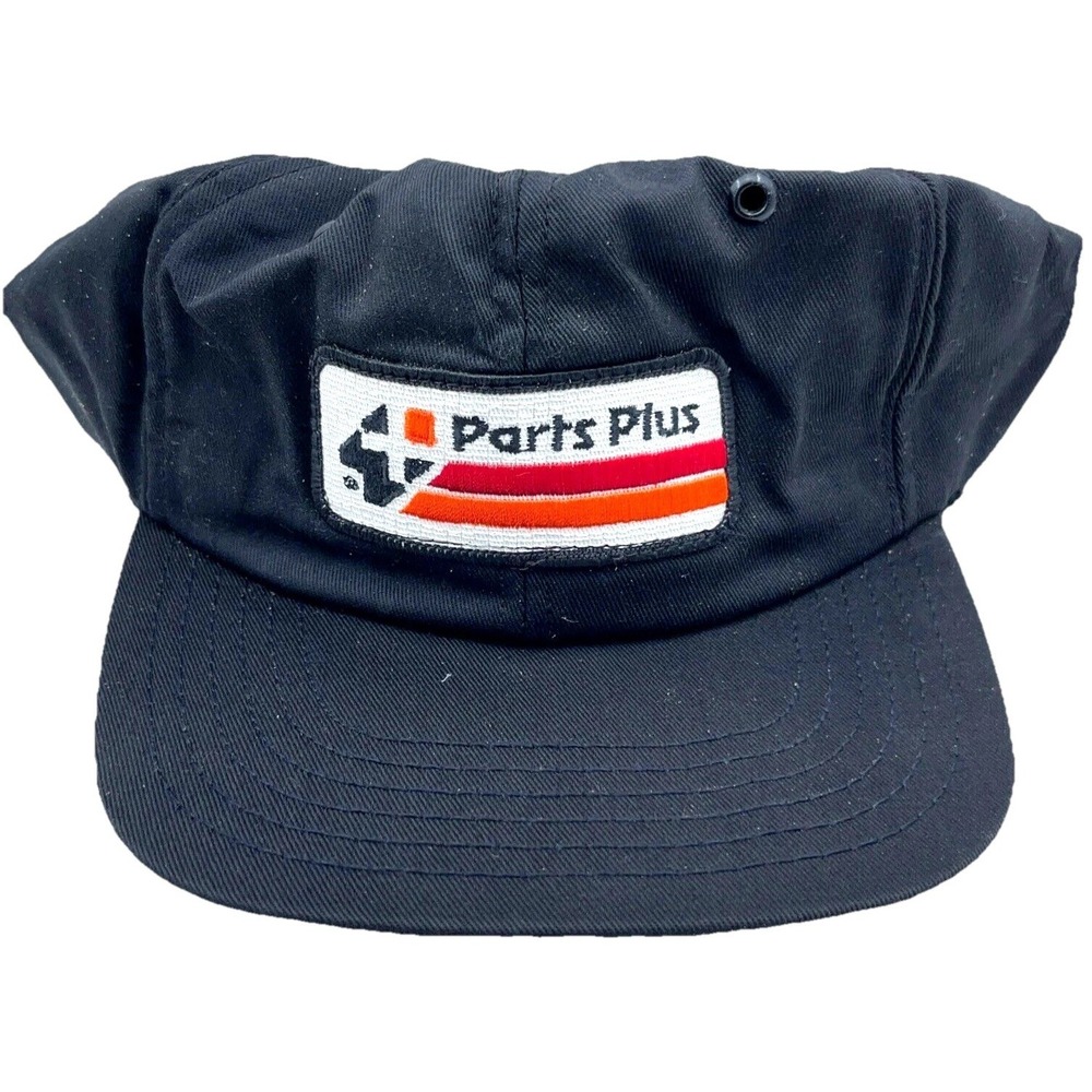 Vintage Parts Plus Trucker Hat Cap Snap‎ Back USA Made Patch 80s 90s Auto Racing